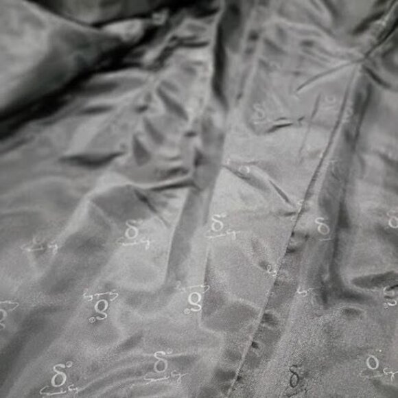 Samuel Dong Womens Purple & Black Plaid Puff Sleeve Coat Size S - Picture 10 of 16